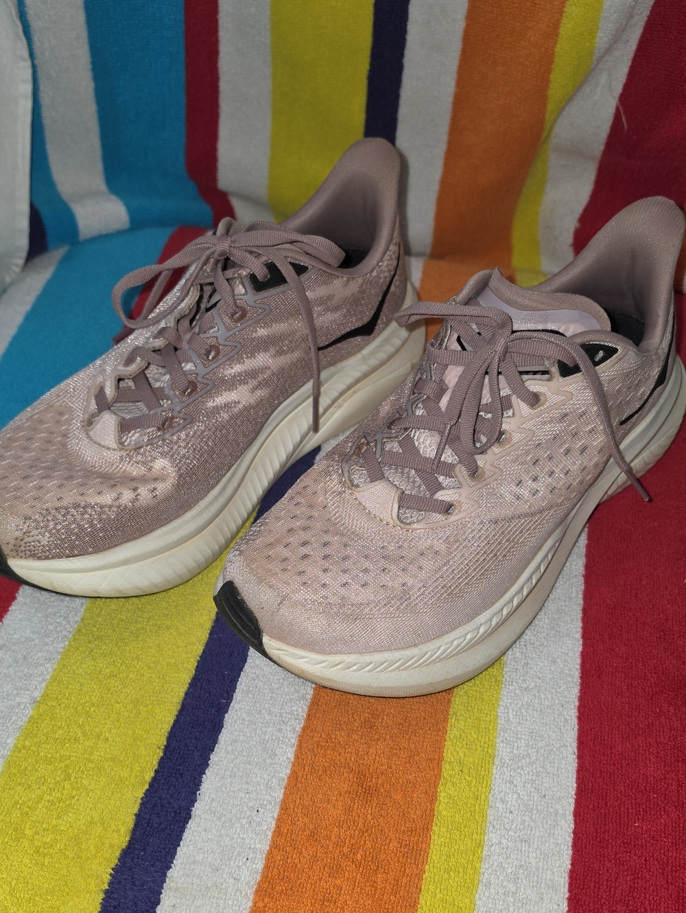 Hoka One Mach6 Women's Size 10B Sneakers Cosmic Pearl / Quartzite Running Shoes